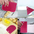 DaKuan Cake Scraper Smoother Tool Set - 12 pcs Cake Smoothing Cutter Plate Tool Combo, Cake Icing Scrapper