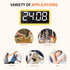 7.8 3 4 3 Countdown Count VOCOO Digital Kitchen Timer with Extra Large Display, Magnetic, Brightness, Alarms and Volume