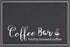 Coffee Bar Mat for Countertops, 16"x24" Absorbent Dish Drying Mat with Coffee Cup Pattern for Kitchen and Dining Room