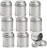 Lawei 9 Pack Tea Tins Canister - 8 OZ Round Tin Can Box with Airtight Double Lids for Storage Tea, Coffee, Sugar,