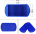 LeeYean Silicone Mini Ice Cube Trays 2 Pack, 160 Small Ice Cube Molds for Chilling Whiskey Cocktail, BPA Free Flexible