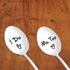 Wedding Gifts for Couples - "I Do Me Too" Engraved Spoons, Engagement Gift for Boyfriend or Girlfriend