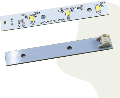 WR55X26671 Refrigerator LED Light Board for GE Freezer (3 Pcs)