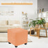 Ottoman Cover Square Stretch Soft Folding Storage Ottoman Cover Slipcovers Square Footrest Stool Slipcovers
