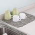 OTHWAY 2Pcs Kitchen Sink Mats, 15.8" x 12", Scratch Free Sink Protector for Stainless Steel/Porcelain Sink, Pebble