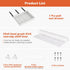 Pull Out Cabinet Organizer, Expandable Pull Out Drawers (12.6"-20.5") for Kitchen Cabinet Organization - 1 Pack White