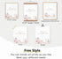 8x10,Girl Gift,Set 3 PLKMN PLKMK Pink Christian Nursery Decor,Wildflower Nursery Wall Art Prints Nursery Wall Art