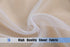 WPM White Sheer Curtains, 58" Wide x 84" Long 2 Panels for Living Room Window Treatment