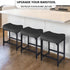 Levoberg Counter Counter 4 Pack Bar Stool Cover Rectangle Velvet Stretch Height Barstool Slipcovers Rectangular Kitchen