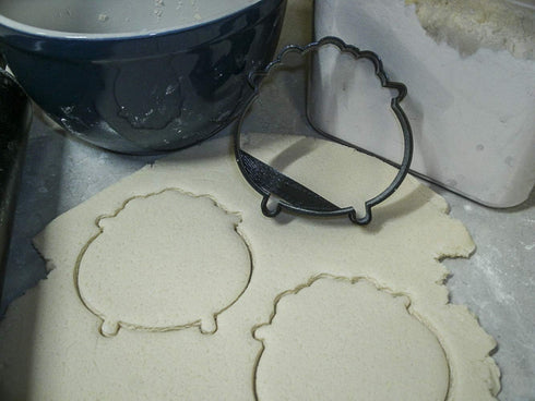 Witch Cookie Cutter - Black, Food-Safe Plastic, Made in USA, 1 Piece