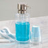 6.25 3.5 9.25, iDesign Mouthwash Dispenser Pump with Attached Paper Cup Holder Caddy, The Clarity Collection x x Clear