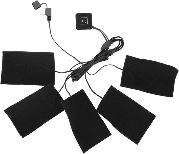 Portable USB Heater, Convenient Washed and Folded Electric Fabric Heater, Heating Pad for Indoor Outdoor Use