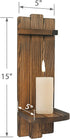 Set 2, Yorkmills Sconces Wall Decor of Wall Candle Holder Rustic Home Decor, Farmhouse Wall Art Floating Candle Sconces