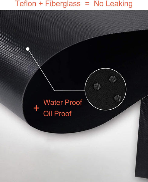 Oven Liners for Electric Oven, Nonstick Reusable Mat, 15.75" X 23.62", Easy to Clean, 2 Pack