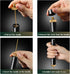 Wine Bottle Opener Set - 4PCS Travel Portable Cork Remover with Aerator, Foil Cutter, Vacuum Stopper for Wine Lovers
