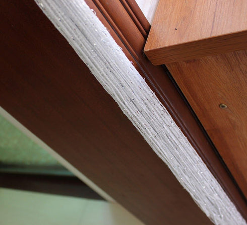 1x2 M Door String Curtain - Rare Flat Silver Ribbon Thread Fringe Window Panel Room Divider for Wedding