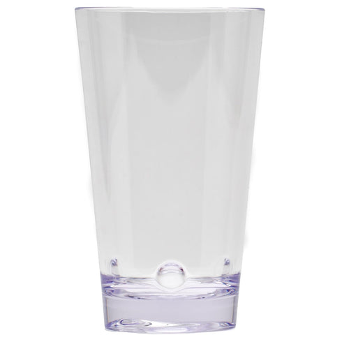 G.E.T. SW-1475-CL BPA-Free Stackable Plastic Beer Pint Glass, 16 Ounce, Clear, Set of 12