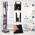 Vacuum Stand for Dyson V15 V11 V10 V8 V7 V6 with Wheels, Heavy Base Metal Bracket Holder for Storage
