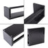16 Inch Set 3 AZSKY Black Nursery Shelves of Wooden Floating Wall Bookshelf for Kids Nursery Shelves for Wall,Bathroom