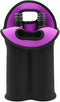 Hipiwe Wine Carrier Tote Bag Two Bottle Insulated Neoprene Wine/Water Bottle Holder for