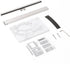 T-Shape Hand Towel Holder - Free-Standing Stand for Bathroom, Kitchen Countertop, 304 Stainless Steel (12IN-Marble