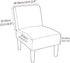 Armless Armless Accent Chair Cover, Large Size Slipper Chair Slipcover, Stretch Universal Thin Fabric Living Room Chair