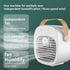 Mini Air Conditioner | 6000mAh USB Rechargeable Personal Air Conditioner | 3 Speed Quiet Air Cooler for Desktop &