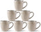 GBHOME Ceramic Coffee Mugs Set of 6, 12oz Stoneware Coffee Mugs Set