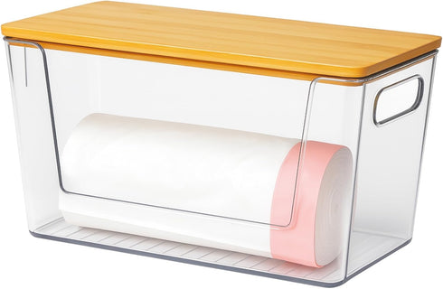 Posidrone Trash Bag Dispenser & Trash Bag Holder Under Sink Organizer for Kitchen