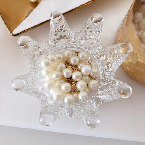 Sooyee Art Faux Pearls 1700-Pcs Loose Beads (8mm, Ivory) 1.1 Lbs for Vase Fillers, Table Scatter, Wedding