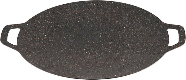 YIKANGHENG Thin Korean Grill Pan, 9 Inch Iron with Non-stick Coating for Home and Outdoor Cooking