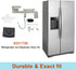 8201756 W10823377 Refrigerator Ice Dispenser Door Kit for Whirlpool, Door Chute W10467899, AP3872692