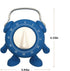 Kitchen Timer, 60 Minutes Countdown Cooking Teaching Egg Potty Training Wind Up Timer - No Battery (Blue)