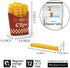 Fries Clips, 12 Cute French-Fries-Shaped Bag Clips, Fun Bag Clips for Food in a Magnetic Box, Cute Kitchen Accessories