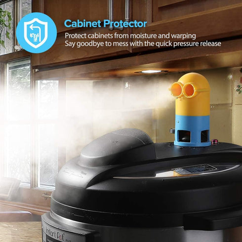 Steam Diverter Pressure Release Valve Accessories for Instant Pot LUX, Ninja Foodi, Crock-Pot Express, Power Pressure