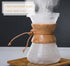 Pour Over Coffee Maker | 600ml/20oz Borosilicate Glass Carafe with Reusable Stainless Steel Drip Filter for 1-4 Cup