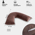 AS AWESLING Shredded Memory Foam V Pillow, V Pillow for Neck and Shoulder Pain, Neck Support Pillow for Sleeping, Body