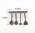 AUEAR, 5 Pack 1:12 Mini Home Kitchen Accessories Kit Spoon Shovel Cookware Tools for Kitchen Decoration