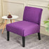 OBCREAT Armless Armless Accent Chair Cover,High Stretch Slipper Chair Slipcovers Soft Velvet Chair Covers with Elastic