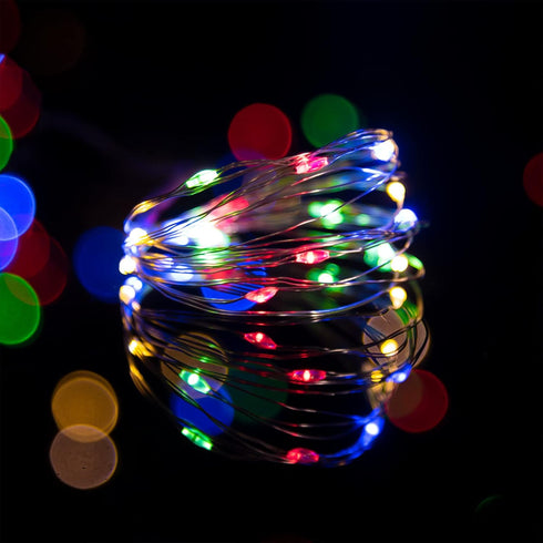 Etinga 10 Pack 10 3.3ft 10 Pack) Fairy Lights Battery Operated String Lights, LED on Silvery Copper Wirefor Flowers