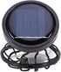 Electric Mini Solar Fan, Air Conditioner Cooling Cell Fan, Clip on Visor or Handheld, Works Only in Direct Sun