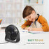 FARADAY USB Desk Fans, 5 Inches Portable Table Fans with 360° Head Rotation for Home Office, 3 Speeds, Black