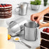 Adjustable Extra High Cake Ring - 15cm Stainless Steel Baking Ring with Precise Scaling