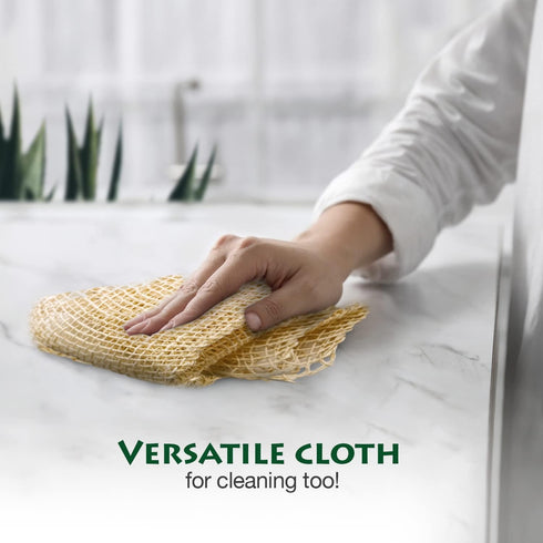 Exfoliating Washcloth, Face & Body for Shower, Body Loofah Alternative, Scrub Towel, Agave Fiber
