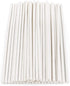 100Pcs 6 Inch Cake Pop Sticks, White Paper Lollipop Sticks for Cookies, Candy, Chocolate, Cake Topper