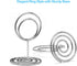20pcs Mini Place Card Holders, Cute Table Number Holders, Elegant Wire Photo Holder for Wedding, Anniversary Party