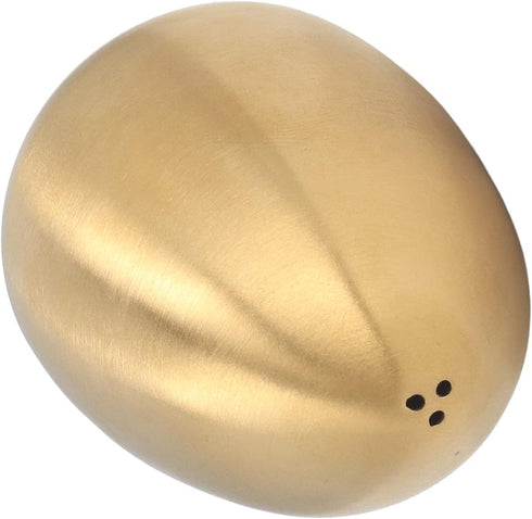 Spice Shaker, Stainless Steel Egg Shaped Spice Jar Pepper Shaker for Home and Kitchen Utensils (Gold)