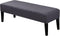Lebaley Waterproof Stretch Bench Cover Quilted Pattern, Elastic Rectangular Bench Seat Cover, Washable