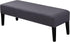 Lebaley Waterproof Stretch Bench Cover Quilted Pattern, Elastic Rectangular Bench Seat Cover, Washable
