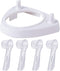 LazyMe Electric Toothbrush Holder with 4 Dust-Proof Covers for Oral-B Electric Toothbrush Series